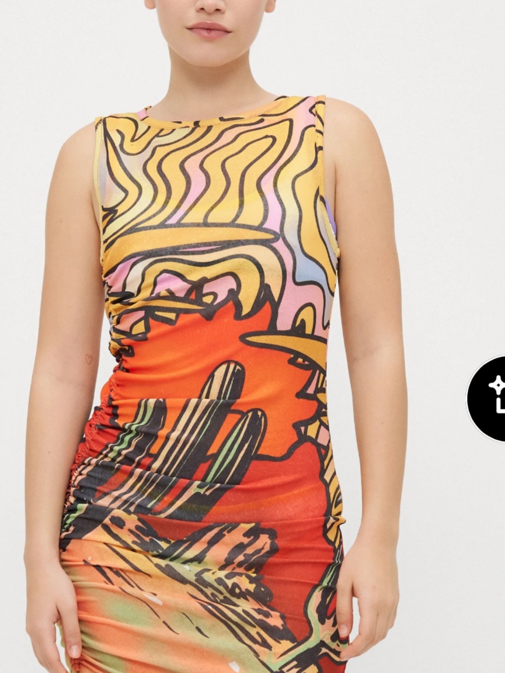 In The Cool Boutique Ruched Dress